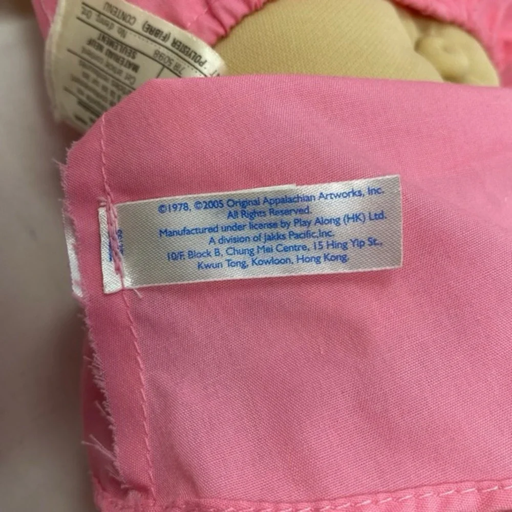 Vtg Cabbage Patch Kids Blonde Hair/Blue Eyes Girl Xavier Signed CPK Clothing 16